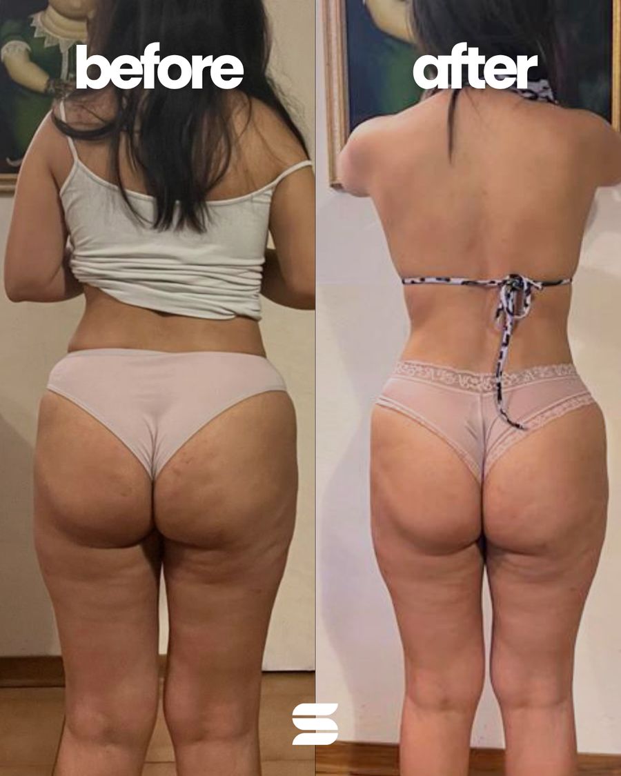 SWEATNGLOW client before and after transformation 10